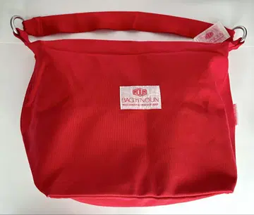 [새상품급] BAG'n'NOUN SHOULDER RED 캔버스 숄더백