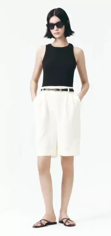 [ 새상품 ZARA 완판템 ] 벨트 포함 점프 수트 XS