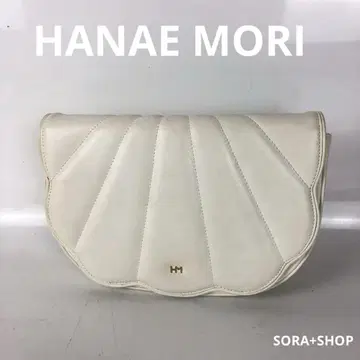 HANAE MORI 하나에모리 숄더백 화이트 여성용