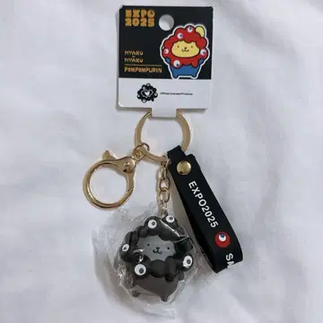 블랙 미야쿠미야쿠 산리오 키링 폼폼푸딩
