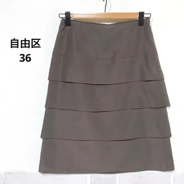 일본제 레이어드 디자인 스커트 안감 부착 실크틱 깔끔한 H937