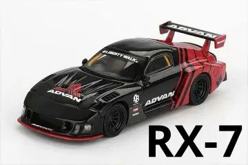 MINI GT 1/64 마쓰다 RX-7 LB 슈퍼 실루엣 ADVAN