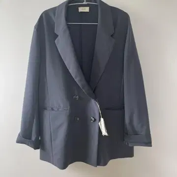Credona 블루 그레이 더블 브레스트 자켓