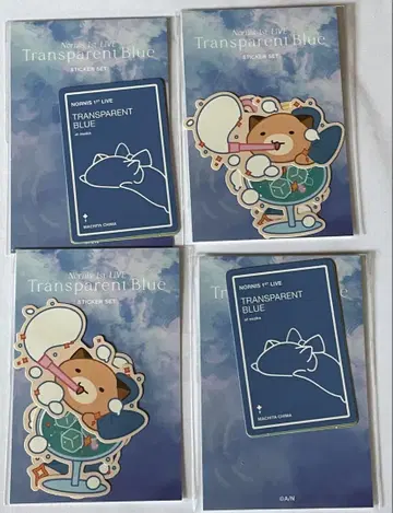 Nornis 1st LIVE Transparent Blue 스티커