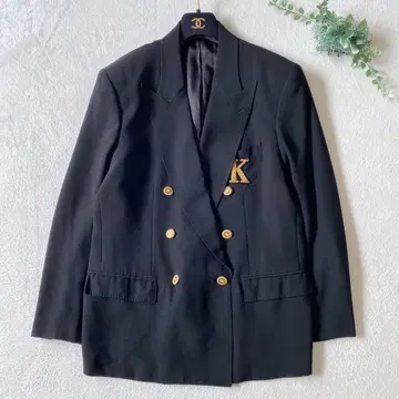 레어 KANEKO ISAO 카네코 이사오 골드 버튼 엠블럼 자켓