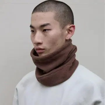 Bal  2way 플리스 넥워머 햇 브라 브라운