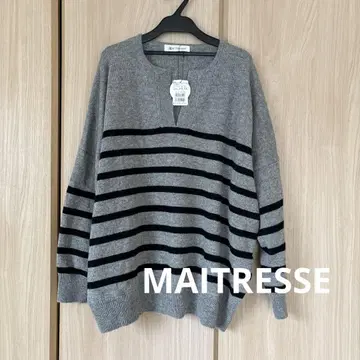 [ MAITRESSE ] 미사용 새상품 니트 그레이 야마다야