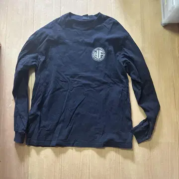 HUF 블랙 롱 슬리브 티셔츠 L