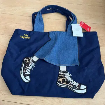 mis zapatos 레오파드 스니커즈 토트백