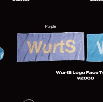 WurtS 롱 페이스 타월