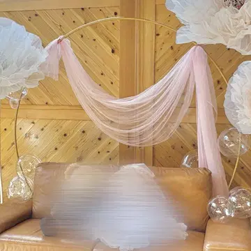 결혼식 웨딩 아치 신랑 신부석 장식