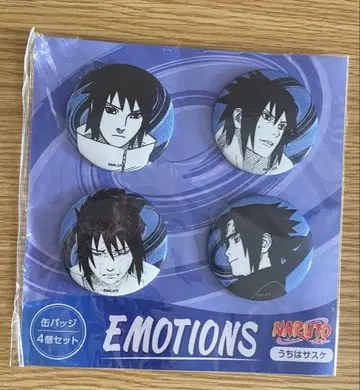 NARUTO 사스케 캔뱃지 EMOTIONS 점프샵 나루토
