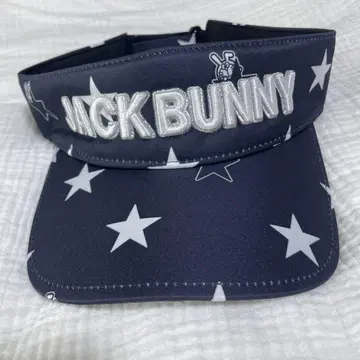 JACK BUNNY 별 패턴 바이저 네이비