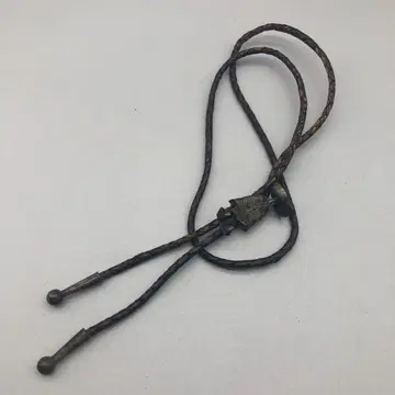 멕시칸 판초 햇 남자 가죽 폴러 루프 타이 끈 목걸이 레트로 앤티크
