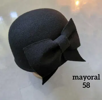 mayoral 리본 포함 펠트 햇 58