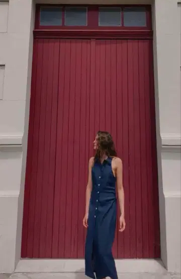 zara 린넨 셔츠 원피스 새상품