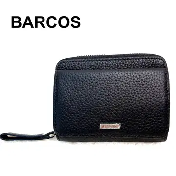 바르코스 BARCOS 가죽 뱀 접이식 미니 지갑 새상품