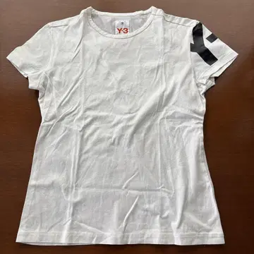 Y-3 화이트 반팔 셔츠