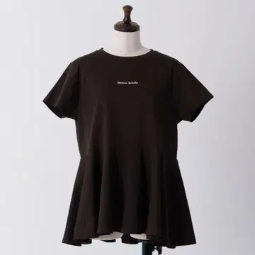 [ Maison Echelle ] 로고 페플럼 티셔츠