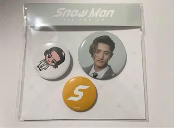 SnowMan 팝업 캔 배지 이와모토 테루