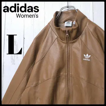[ 인기 디자인 ] adidas 구하기 어려움 인조 가죽 트랙 자켓.