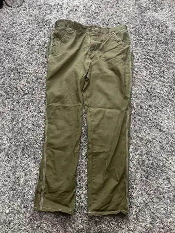 DICKIES 올리브 그린 치노 팬츠 사이즈 34