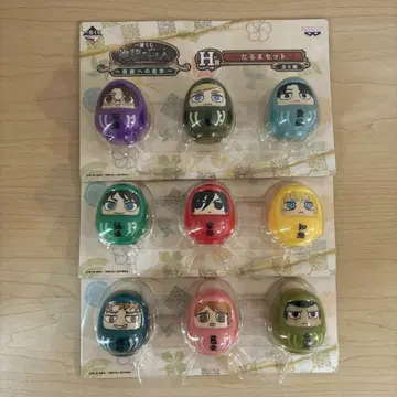 [미개봉 새상품] 제일복권 진격의 거인 달마 세트 3종 x 3세트