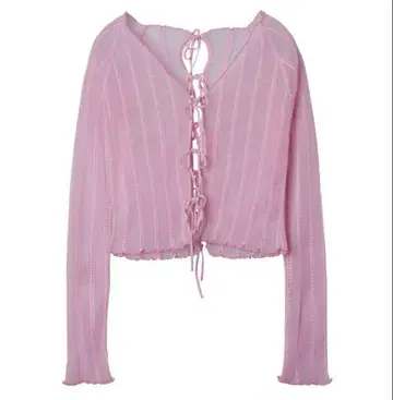 파메오 포즈 Fish Net Cardigan