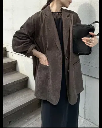 [미사용 택 포함] select moca by son 코듀로이 자켓
