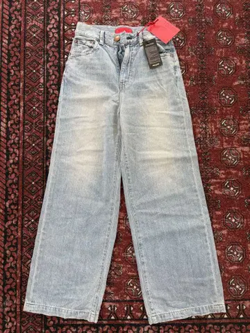 [ BEAMS ] RED CARD TOKYO / slogan 데님 팬츠