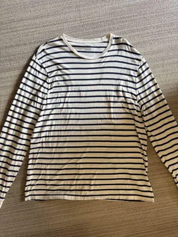 J.Crew 보더 긴팔 티셔츠 구제 의류 cityboy y2k