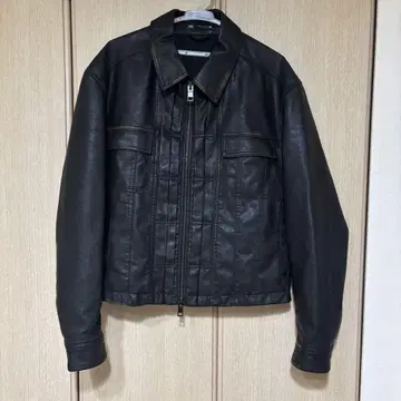 ZARA 페이크 가죽 자켓