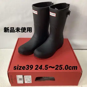 미사용 새상품 HUNTER 장화 size 39 24.5~25.0cm