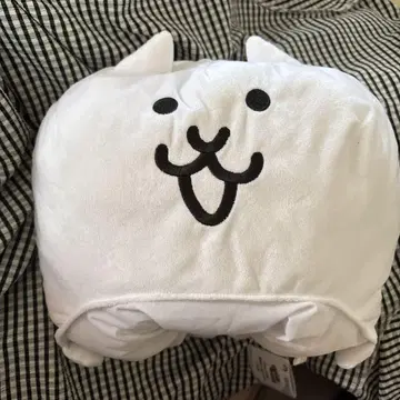 냥코 대전쟁 쓸 수 있는 고양이 봉제 인형 고양이 착용 가능한 캡