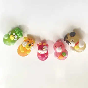 케이크 오너먼트 캡슐 토이 5개 세트