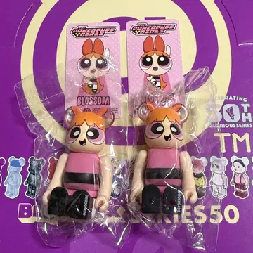 BE@RBRICK SERIES50 파워퍼프걸스 블라썸 2체 세트