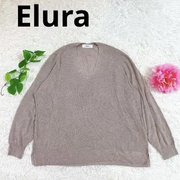 새상품급 [ Elura 엘르 ] 스웨터(L) 빅/빅 루즈/긴팔/심플