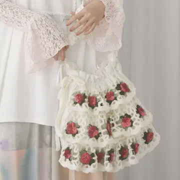 merry jenny 크로셰 티어드 미니백