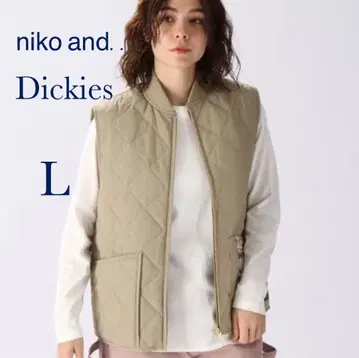 [ 시착만 한 상품 ] niko and.. Dickies 퀼팅 베스트 L
