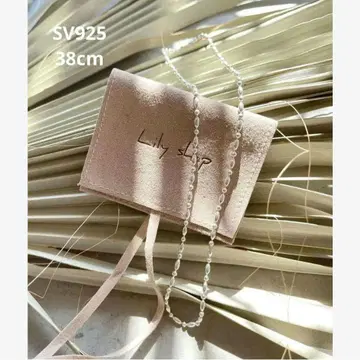 SV925 에어캡 실버 목걸이 초커 약 38cm