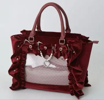 Ank Rouge 확정 팬서비스의 마법의 주문 벨로아 Bag(대) 레드