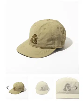 타코마 후지 레코드 나일론 베이지 자수 캡