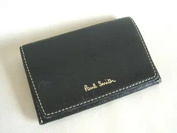 Paul Smith 폴스미스 명함지갑 카드 케이스 블랙 가죽