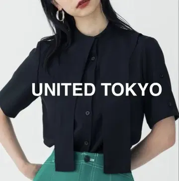 유나이티드 도쿄 데포메이션 컬러 블라우스
