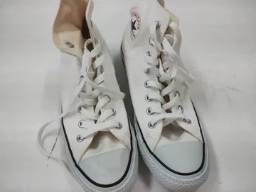 컨버스 올스타 화이트 하이컷 스니커즈 25.5cm