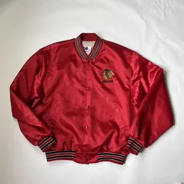 USA 블랙 호크스 바시티 자켓 나일론 자켓 L NHL