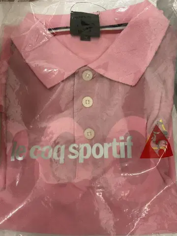 르꼬끄 le coq sportif 핑크 피케 셔츠 골프