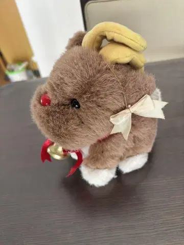 방울 달린 강아지 모양 봉제 인형