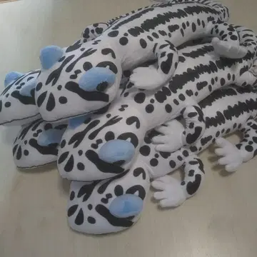 레오파 슈퍼 맥스 스노우 BIG 봉제 인형 레오파드 도마뱀