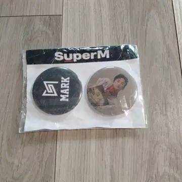 SuperM MARK 캔뱃지 2개 세트